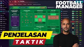 FOOTBALL MANAGER  penjelasan taktik FM [upl. by Cuttie]