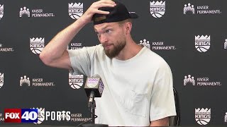 Domantas Sabonis on the disappointment to not see his Sacramento Kings in the playoffs [upl. by Clarkson705]