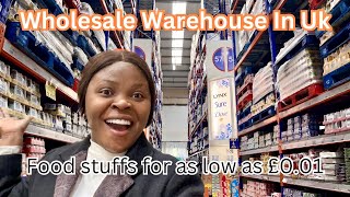 Wholesale Food Warehouse In Uk Cheap Food Stuffs [upl. by Grath]