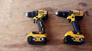 DEWALT 20V MAX XR Cordless Drill Driver Kit Dewalt Atomic drill smaller size but more power [upl. by Bannasch745]