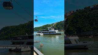 Cable Lift Over the River travel [upl. by Ydurt302]