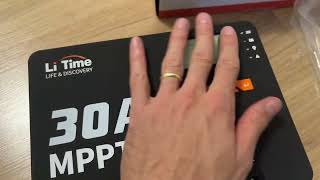 Unboxing LiTime MPPT 30A 1224V [upl. by Zedekiah]