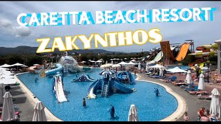 Greece Zante Kalamaki Caretta beach park We have a look around here travel greece zante family [upl. by Sulihpoeht]