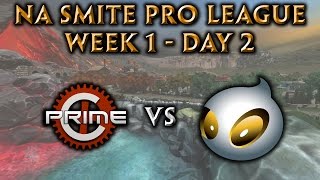 NA Smite Pro League Week 1 Day 2  Cognitive Prime vs Team Dignitas [upl. by Sherline]