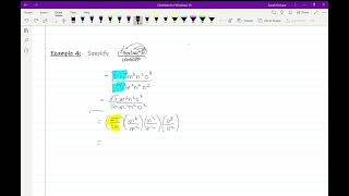 Power Rule Example 4 with the Division of Monomials [upl. by Gwendolen953]