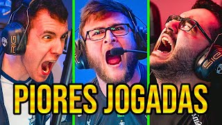 MOMENTOS DE PURA VERGONHA AS PIORES JOGADAS DO CBLOL [upl. by Ettesyl505]