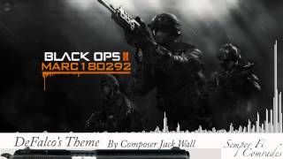 Black Ops 2 Soundtrack Defalcos Theme [upl. by Nylzzaj]