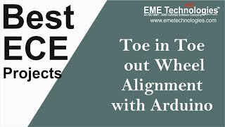 Toe in Toe out Wheel Alignment with Arduino [upl. by Tristas696]