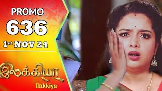 ilakkiya serial today episode promo review ilakkiya serial 01112024 [upl. by Byrne]