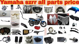 Yamaha sz tt bike all parts price full body parts price Yamaha szr bike [upl. by Waylin915]