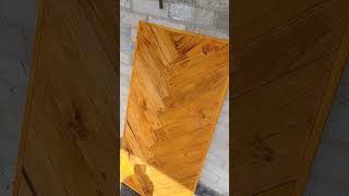 PALLET WOOD IDEAS HERRINGBONE COFFEE TABLE WOODWORKING IDEAS AND CREATIVE DESIGN [upl. by Amoritta408]