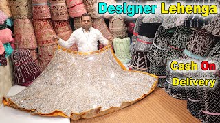 Cheapest Lehenga In Chandni Chowk  Lehenga Wholesale Market In Delhi Chandni Chowk  COD [upl. by Arriet]