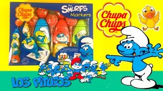 Los PITUFOS  Aprende los COLORES con los PITUFOS en inglés y español [upl. by Green]