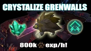 Runescape 3 Updated Crystallize Grenwalls Guide  800k Hunter EXPh [upl. by Hagar]