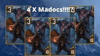 Get 4 Madocs on the board  The definitive Madoc Nilfgaard deck  Gwent quotMobilequot [upl. by Najar]