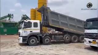 bharatbenz trailar 1 bharatbenztruck trailer bharatbenztipper tippertrucks driver bharatbenz [upl. by Enoryt568]