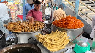 Vadodara Morning Breakfast Opp Vadodara Railway Station  Vadodara Street Food [upl. by Cleve]