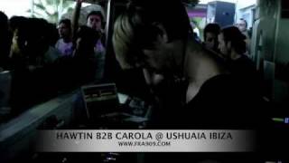 FRA909 Tv  HAWTIN B2B CAROLA  USHUAIA IBIZA 2010 [upl. by Cleopatra247]