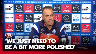 Clarkson optimistic despite Cats loss I North Melbourne Kangaroos Press Conference I Fox Footy [upl. by Gilba]