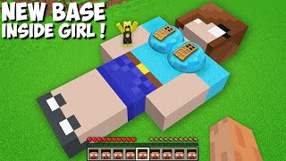 I found SECRET BASE INSIDE HEROBRINE GIRL in Minecraft  WHAT INSIDE HEROBRINE WOMAN [upl. by Acnayb]