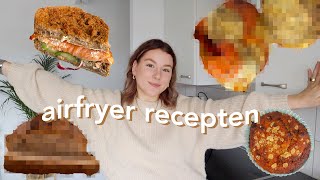 airfryer recepten testen 👩🏽‍🍳🥮 cook with me [upl. by Erinn970]