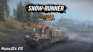 SNOWRUNNER Season 6  Haul amp Hustle MaineUSA 18 [upl. by Sidwel]