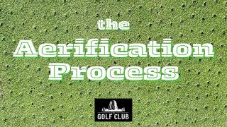 The Aerification Process  The Golf Club at Devils Tower  Hulett Wyoming [upl. by Shelba]