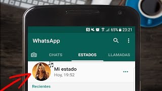 Como poner Musica en los estados de WhatsApp [upl. by Alledi]