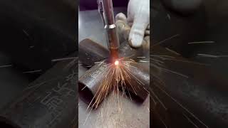 Handheld Laser Welder  Factory Footage of Advanced Laser Equipment [upl. by Oza290]