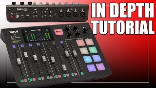 Rodecaster Pro in Depth Walk Through  Go Over All Settings [upl. by Armalda]