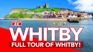 WHITBY  Full tour of Whitby North Yorkshire from Town and Harbour to 199 Steps and Whitby Abbey [upl. by Uzzi]