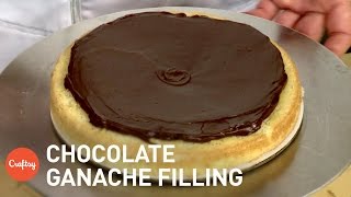 Chocolate ganache filling from scratch  Pastry tutorial with James Rosselle [upl. by Benton]