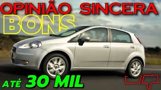 CARRO BARATO até 30 mil reais Os melhores modelos GASTANDO POUCO em carro BOM  CONFORTO e BONITO [upl. by Zeculon891]