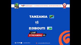 Tanzania vs Djibouti Live  U20 Africa Cup of Nations AFCON CECAFA Qualifiers 2024 [upl. by Hanoj]