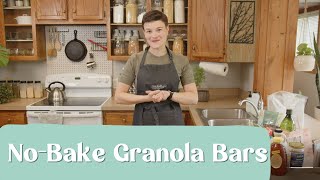 DIY Granola Bars Without Nut Butter YES You Can [upl. by Sirovat]