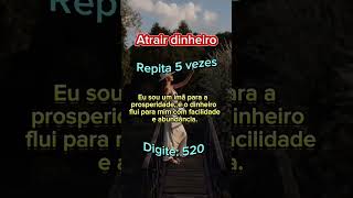 Atrair dinheiro repita 💰👏🙌 atrair dinheiro eu sou ima dinheiro flui abundancia [upl. by Sevein]