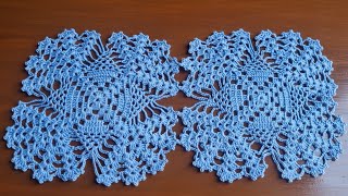 Amazing Crochet tablecloth Tutorial l Beautiful crochet Tablecloth l crochet pattern [upl. by Oah22]