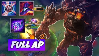 FULL AP BUILD MALPHITE MAKES INSANE DAMAGE  Wild Rift [upl. by Haman]