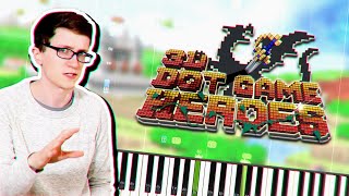 3D Dot Game Heroes  BreakoutBlockout Scott the Woz Theme Piano Tutorial Synthesia [upl. by Gabi]