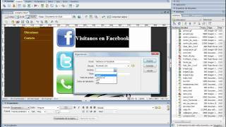 Adobe Dreamweaver CS3  Crear sitio web parte 8 [upl. by Yordan]