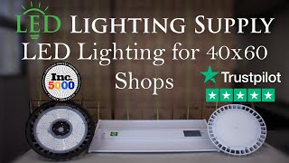 Best LED Lighting Choices for 40x60 Shops amp Pole Barns A Complete Guide [upl. by Natloz]