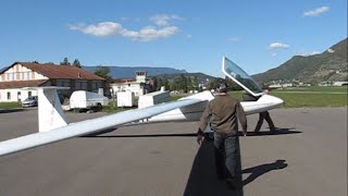 Stemme S10 planeur  glider MontBlanc [upl. by Holmen]