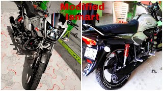 Modified ismart bike   Modified hero splendor ismart  Modifications [upl. by Jared542]