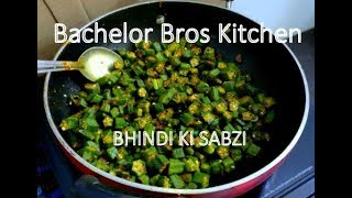 BHINDI KI SABZI  DELICIOUS BHINDI RECIPE  INDUCTION BASED SIMPLE COOKING [upl. by Nahtan616]