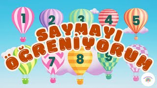 1den 10a Kadar Saymayı Öğren Eğitici Çocuk Videosu  Sıcak Hava Balonlarıyla Sayılar [upl. by Ronalda]