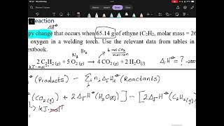 How to Calculate the Standard Reaction Enthalpy from the Enthalpies of Formation for a Reaction [upl. by Akimihs]