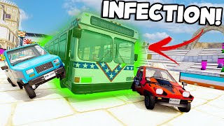 BeamNG Infection But We Use The BIGGEST amp SMALLEST Vehicles To Hunt Eachother [upl. by Immot756]