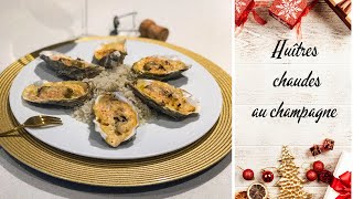 🎅 RECETTE DE NOËL 🎄 HUÎTRES CHAUDES AU CHAMPAGNE RECETTE DE CHEF  TUTO COMMENT OUVRIR DES HUÎTRES [upl. by Ekal372]