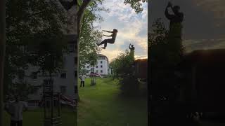 Ich hasse Bäume 🖕💥 backflip parkour freerunning [upl. by Anyahs]