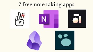 best free note taking apps for 2025 [upl. by Hengel]